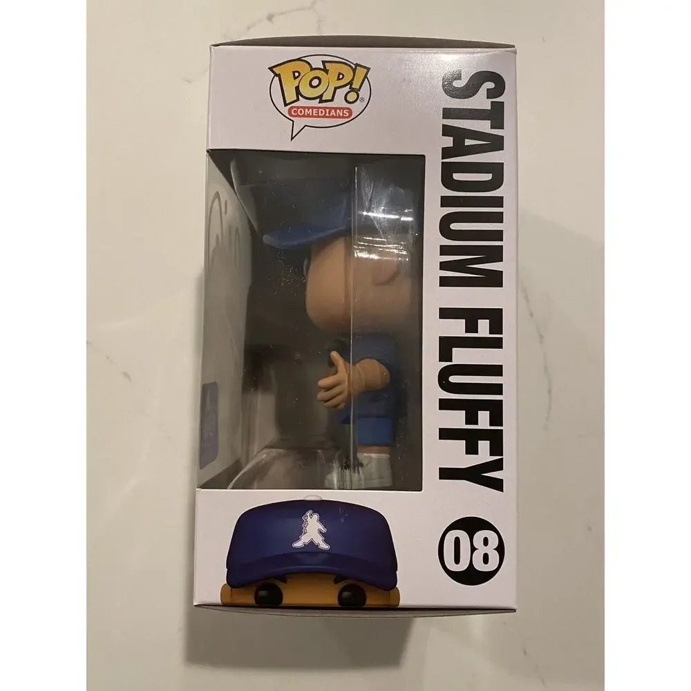 Funko Pop! Gabriel Iglesias Stadium Fluffy Blue Dodger SIGNED Autographed